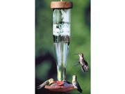 Schrodt Designs Hummingbird Lantern Crystal Triple Etched