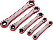 TEKTON 2205 5 pc. Ratchet Box End Wrench Set SAE