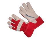G F Top Grain Goatskin Kids Garden Gloves with Rubberized Safety Cuff Kids Size 10 yr 1 Pair.