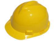 V Gard Hard Hats Ratchet Suspension Size 6 1 2 8 Yellow
