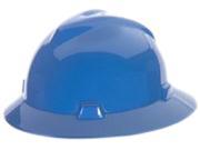 Msa Safety Works 475368 Hard Hat V Gard Blue Full Brim Full Brim Non Slotted E