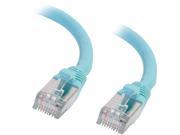 C2G Cables to Go 00752 Cat6a Snagless Shielded STP Network Patch Cable Aqua 15 Feet 4.57 Meters