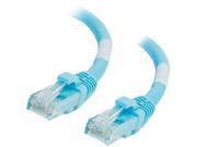 C2G Cables to Go 00757 Cat6a Snagless Unshielded UTP Network Patch Cable Aqua 1 Foot 0.30 Meters