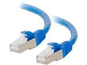 C2G Cables to Go 00791 Cat6 Snagless Shielded STP Network Patch Cable Blue 1 Foot 0.30 Meters