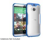 SUPCASE All New HTC One M8 Case Unicorn Beetle Premium Hybrid Protective Case for HTC One 2014 Frost Clear Blue