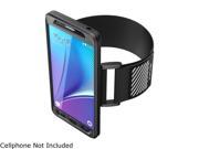 Samsung Galaxy Note 5 Case SUPCASE Easy Fitting Sport Running Armband for Galaxy Note 5 2015 Release with Premium Flexible Case Combo Black