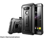LG G5 Case SUPCASE Full body Rugged Holster Case with Built in Screen Protector for LG G5 2016 Release Unicorn Beetle PRO Series Retail Package Black Black