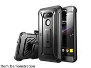 LG G5 Case SUPCASE Full body Rugged Holster Case with Built in Screen Protector for LG G5 2016 Release Unicorn Beetle PRO Series Retail Package Blue Gray