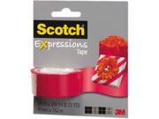 Scotch Expressions Tape Removable 3 4 X300 Salmon