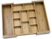 Bamboo Bamboo Expandable Organizer with Removable Dividers