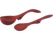 Rachael Ray 2 pc. Tools Gadgets Lazy Spoon and Ladle Set Red