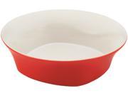 Rachael Ray 58358 Rachael Ray Round Square 10 Inch Round Serving Bowl Red