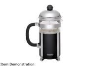 Bonjour Monet Stainless Steel 3 Cup French Press with Scoop