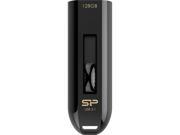 Silicon Power 128GB Blaze B21 Retractable Capless USB 3.1 Gen 1 USB 3.0 Flash Drive for Windows Mac Black SP128GBUF3B21V1K