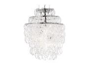 Zuo Modern Cascade Ceiling Lamp Chrome