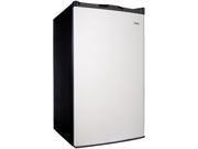 Haier HC45SG42SV 4.5 Cu. Ft. Compact Refrigerator with Half width Freezer Compartment stainless steel