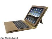 Compucessory Keyboard/Cover Case (Portfolio) for iPad - Tan - Plastic