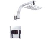 Danze D512544T Sirius 1 Handle Pressure Balance Shower Faucet Trim Kit in Chrome Valve Not Included