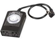 AmerTac Outdoor 1 Outlet Daily Mechanical Timer