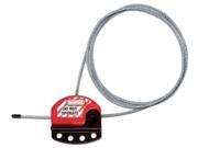 Master Lock Company MLKS806 Cable Lockout 6 Foot 5 32in. Diameter Black Red