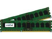 Crucial 16GB Kit 8GBx2 DDR3L 1600 MT s PC3 12800 DR x8 RDIMM 240 Pin Memory CT2K8G3ERSLD8160B