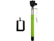Looq DG 2 Selfie Stick. For iPhone and Android Phones. Wired with Built in Shutter Button on Handle. Battery Bluetooth and WiFi Free Environment Friendly.