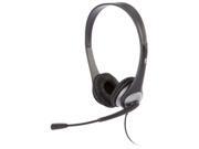 Cyber Acoustics AC 204 Supra aural Stereo Headset with Y adapter