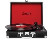 Ion Audio Vinyl Motion Portable Suitcase Turntable with Built In Speakers Black