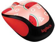Logitech M325C 910 004679 Watermelon 5 Buttons Tilt Wheel USB RF Wireless Optical 1000 dpi Party Collection Mouse
