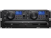 GEMINI CDX 2250 2U Dual Rack Mount Nightclub CD MP3 Player