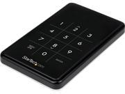 StarTech.com USB 3.0 encrypted SATA III enclosure for 2.5in hard drive portable external HDD SSD enclosure