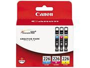 Canon Cli 226 Ink Cartridge Cyan Magenta Yellow Inkjet 3 Pack