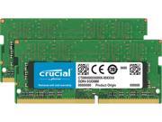 Crucial 32GB 2 x 16G 260 Pin DDR4 SO DIMM DDR4 2400 PC4 19200 Notebook Memory Model CT2K16G4SFD824A