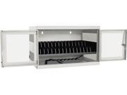 Tripp Lite 16 Port AC Charging Storage Station Cabinet for Chromebook Laptop 17 Depth Wall Mount Cart Option White CSC16ACW