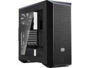 MasterBox 5 Black Mid tower with Internal Configuration Six Routing Cut outs Support Up to E ATX Nine SSD mount positions and Seven Expansion Slots by Cooler