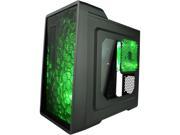 APEVIA X EnerQ GN Black Green Computer Case