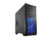Rosewill Gaming Computer Case ATX Mid Tower Top HDD Dock Side Window Panel 5 Preinstalled Fans BLACKHAWK