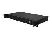 iStarUSA D 118V2 ITX 30FX8 Black 1U Rackmount Compact Server Case