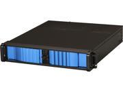 iStarUSA D 200SEA Black 2U Rackmount Server Case Blue Bezel