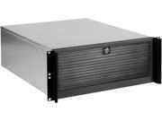 iStarUSA D 416 500R8PD8 Black 4U Rackmount Compact Stylish Rackmount Chassis with 500W Redundant Power Supply