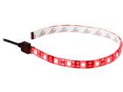 LOGISYS Computer SDM12RD 12in Super Bright Red LED Molex Flexible Extendable Strip