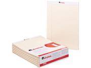 Colored Perforated Note Pads 8 1 2 X 11 Ivory 50 Sheet Dozen