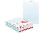 Colored Perforated Note Pads 8 1 2 X 11 Blue 50 Sheet Dozen