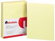 Glue Top Writing Pads Wide Rule Letter Canary 50 Sheet Pads Pack