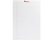 Perforated Edge Writing Pad Legal Ruled Letter White 50 Sheet Doz