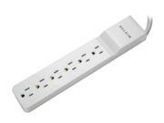 BELKIN BE106000 04 4 Feet 6 Outlets 720 Joules Home Office Surge Protector