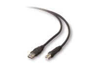 Belkin F3U133 10 10 ft. Pro Series Black USB2.0 A B Device Cable