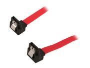 Rosewill RCAB 11048 24 SATA III Red Flat Cable w Locking Latch Supports 6 Gbps 3 Gbps and 1.5 Gbps Transfer Rate