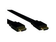 Tripp Lite High Speed HDMI Flat Cable Ultra HD 4K x 2K Digital Video with Audio M M Black 6 ft. P568 006 FL