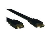 Tripp Lite High Speed HDMI Flat Cable Ultra HD 4K x 2K Digital Video with Audio M M Black 10 ft. P568 010 FL